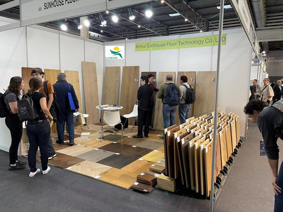Anhui Sunhouse Floor Technology Co., Ltd. успешно участвует в выставке CONSTRUMAT в Испании
